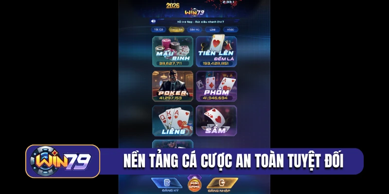 Nền tảng cá cược an toàn tuyệt đối